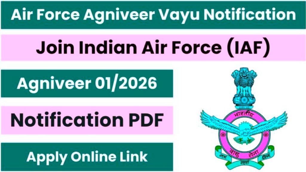 Agniveer Vayu 01/2026 Recruitment