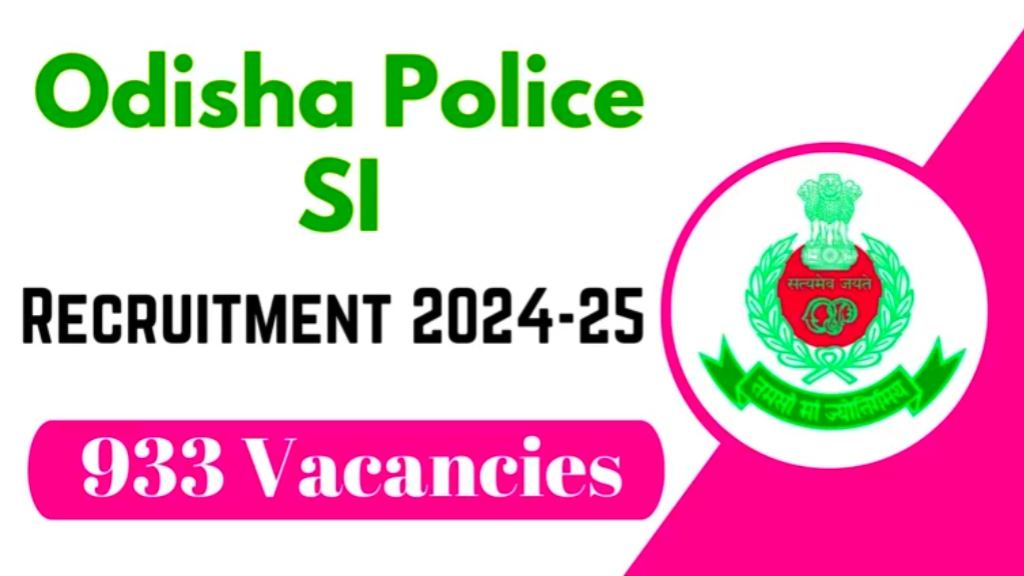 Odisha Police SI Recruitment