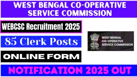 WEBCSC Recruitment 2025?
