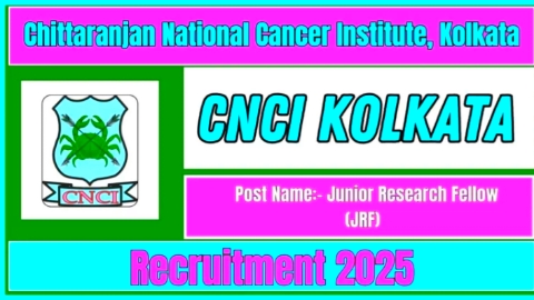 CNCI Kolkata JRF Recruitment 2025